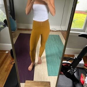 lululemon athletica Mustard Leggings